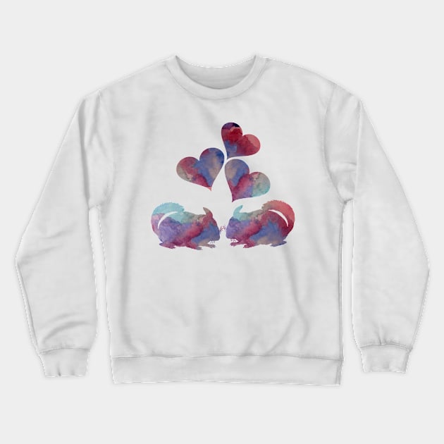 Chinchilla art Crewneck Sweatshirt by TheJollyMarten